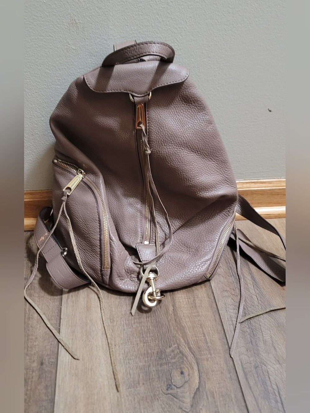 Rebecca MINKOFF Textured Leather Backpack